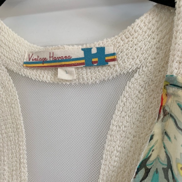 Vintage Havana Printed Dress Tween Teen L 12y - Picture 4 of 11